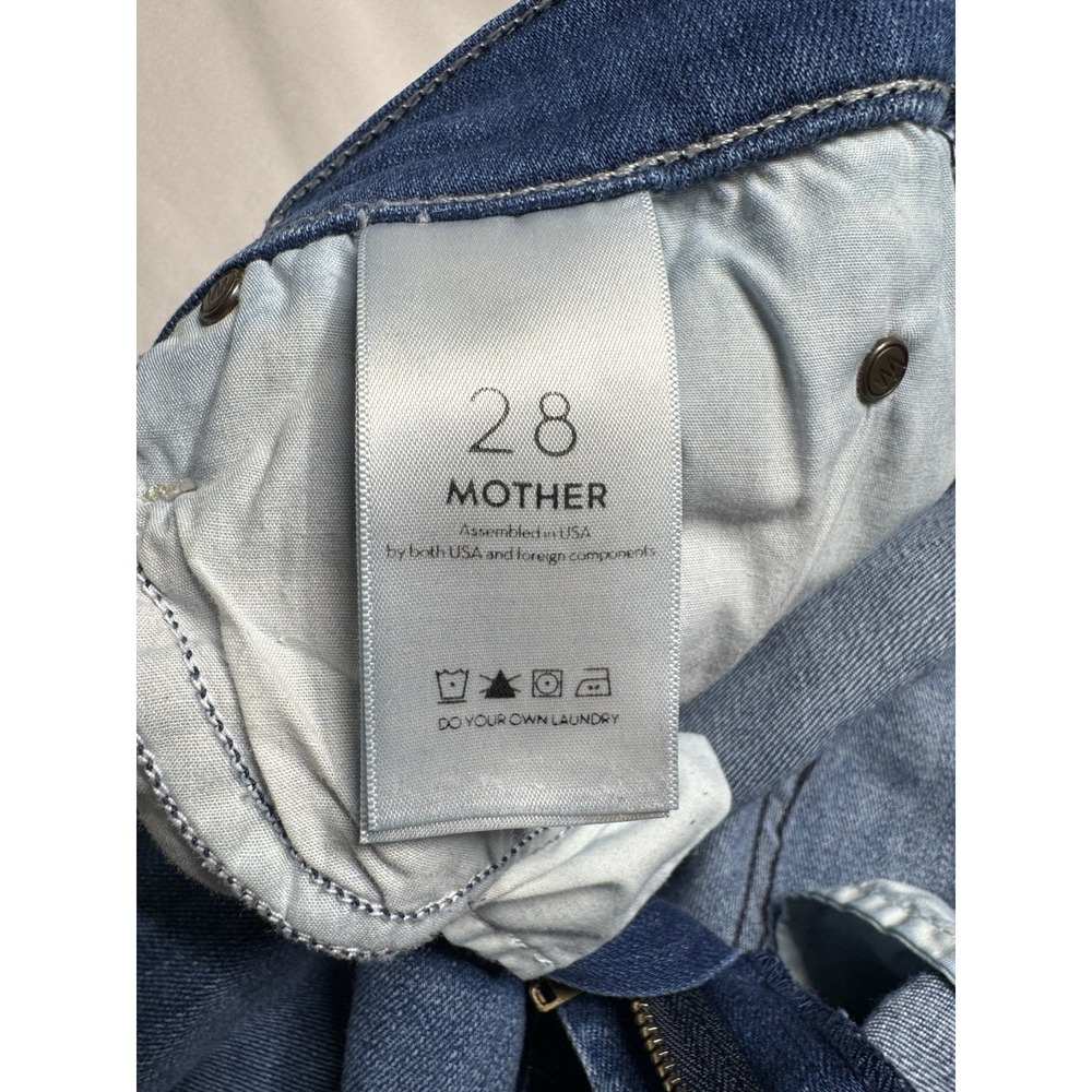 MOTHER High Rise Blue Jeans - Picture 2 of 8